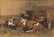 EDVI ILLES Aladar 1870-1958,Cows,Jackson's US 2017-03-28