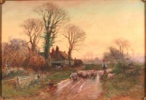 EDWARD FOX P,Evening AfterRain, Bringing in the Sheep, Kempton,,Elder Fine Art AU 2010-03-21