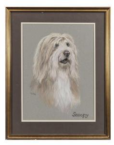 EDWARD PAULINE,'Snoopy' a bearded collie dog,Adams IE 2017-09-10