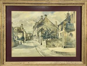 EDWARDS Donald H,Cotswolds scene, possibly Cirencester,Reeman Dansie GB 2022-02-27