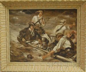 EDWARDS Harry C 1868-1922,Pirates Under Siege,1897,Skinner US 2010-11-10
