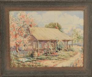 EDWARDS Howard Arden 1884-1953,The Old Homeplace,Harlowe-Powell US 2011-07-23