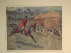 EDWARDS Lionel Dalhousie R. 1878-1966,Coloured print - hunt in full cry by haysta,Rogers Jones & Co 2009-03-31