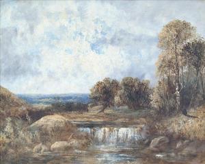 EDWARDS R 1800-1800,River landscape,19th century,Dreweatt-Neate GB 2009-12-08