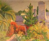 EDWIN ATWOOD WILLIAM 1800-1900,TROPICAL GARDEN IN BURMUDA,1920,Freeman US 2010-09-17