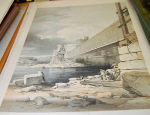 EDWIN CLARK,The Britannia and Conway tubular bridges,1850,Lacy Scott & Knight GB 2018-09-08