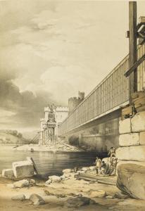 EDWIN CLARK,THE BRITANNIA AND CONWAY TUBULAR BRIDGES,1850,Sotheby's GB 2013-02-28