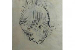 EDWIN JOHN,Head and shoulders of a young girl,1935,Rogers Jones & Co GB 2015-02-21