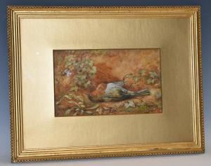 EDWIN MOSLEY WILLIAM 1800-1900,Study of a Robin,1923,Bamfords Auctioneers and Valuers GB 2019-09-04