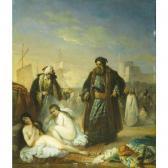 EECKHOUT Jacobus Josephus 1793-1861,LE MARCHAND D'ESCLAVES EN TURQUIE,Sotheby's GB 2005-06-14