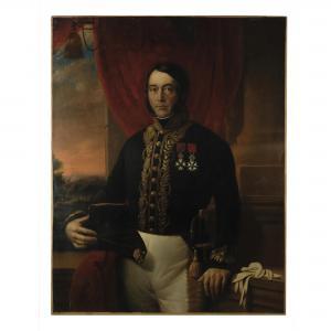 EECKHOUT Jacobus Josephus,Ritratto di ufficiale,1845,Bolli&Romiti Casa d'Aste in Roma 2024-04-18