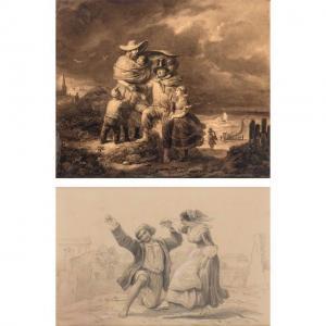 EECKHOUT Jacobus Josephus 1793-1861,The Sailor's Farewell,William Doyle US 2019-01-30