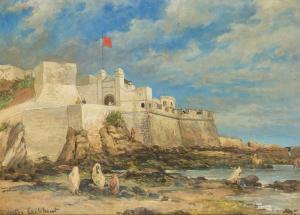 EECKHOUT Victor 1821-1879,BELOW THE RAMPARTS, TANGIERS,Lyon & Turnbull GB 2022-08-31