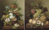 EELKEMA Eelke Jelles,Summer flowers in a vase on a marble ledge; and Gr,Christie's 2003-09-18
