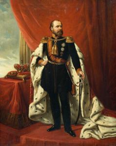 EERELMAN Otto 1839-1926,A portrait of King William III of the Netherlands,1864,Venduehuis 2023-11-14