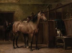 EERELMAN Otto 1839-1926,Grooming the Horse,AAG - Art & Antiques Group NL 2023-12-11