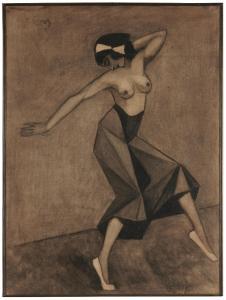 EFIMOVICH KUZNETSOV NIKOLAI 1876-1970,Dancer,1917,Bonhams GB 2021-12-01