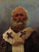 EFTIMOVICH REPIN Ilia 1844-1930,Saint Nicholas of Myra,1884,Christie's GB 2000-07-07