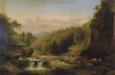 EGLAU Maximilian T. 1825-1900,A river in a hilly landscape,Christie's GB 2005-11-29