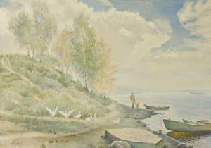 EGOROV Valentin 1935,Ducks by the Shore,Whyte's IE 2009-12-07