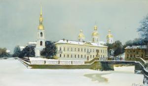 EGOROV Viktor 1972,St. Nicholas Cathedral, Canalside, St. Petersburg,2003,Tennant's GB 2018-10-20