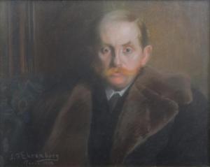 EHRENBORG Ingrid 1866-1949,Portret mężczyzny,1892,Rempex PL 2023-02-08