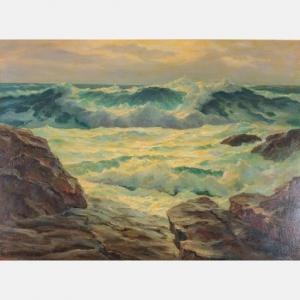 EHRIG William Columbus 1892-1962,Rocky Coastal Scene,Gray's Auctioneers US 2019-12-11