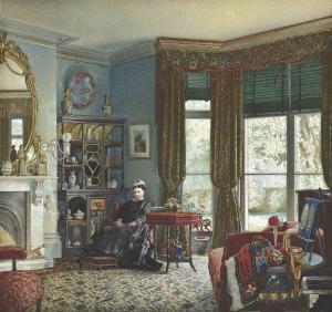 EHRKE Julius 1837-1890,Lady seated in her morning room,1878,Christie's GB 2011-11-10
