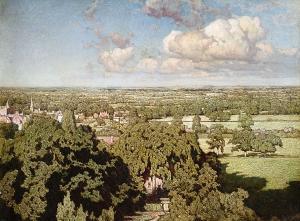 EHRKE Julius 1837-1890,view from malvern,Bonhams GB 2006-04-03