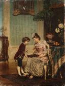 EHRLICH Felix 1866-1931,a game of draughts,Sotheby's GB 2003-06-17