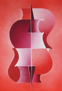 EHRLICH Franz 1907-1983,Komposition in Rot,Ketterer DE 2009-06-20