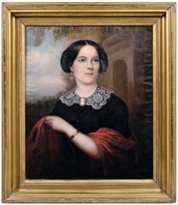 EICHHOLTZ Jacob 1776-1842,Woman in black dress,Brunk Auctions US 2008-07-12