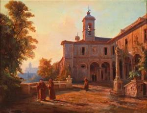 EICHHORN Albert,Terrace of the Monastery Church of Sant'Onofrio al,Palais Dorotheum 2016-06-30