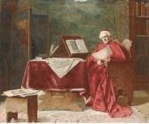 EICHINGER Erwin 1892-1950,A Cardinal examining drawings,Christie's GB 2003-12-04