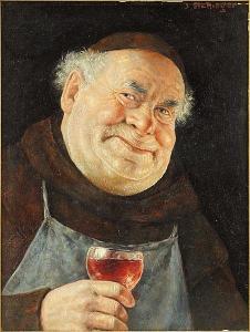 EICHINGER O,Portrait of a Monk With Wine,Susanin's US 2016-01-16