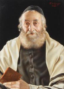 EICHINGER Ulrich 1900-1900,portrait of a Rabbi,Denhams GB 2019-11-20