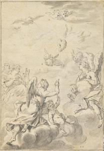 EICHLER Gottfried C. 1677-1757,Das flammende Herz Jesu,1753,Ketterer DE 2014-11-21