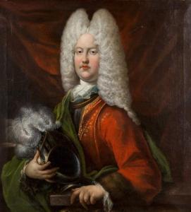 EICHLER Johann Conrad 1680-1748,HALBFIGURENBILDNIS DES PRINZEN ENNO AUG,Hargesheimer Kunstauktionen 2017-09-23