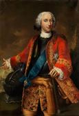 EICHLER Johann Conrad 1680-1748,PORTRAITBILDNIS KARL I HERZOG VON BRAUNSCHWEIG-WOL,Hampel 2012-03-23