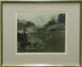 EIDENBERGER Josef 1899-1991,Dolomites-Summer,Clars Auction Gallery US 2007-06-02