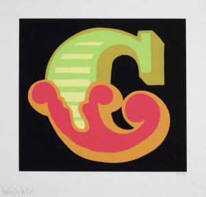 EINE BEN 1970,C- Pink from the Alphabet Series,2015,Rosebery's GB 2019-04-08