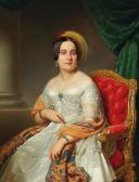 EINSLE Anton,Portrait of a member of the Wertheimstein family w,1845,Palais Dorotheum 2019-04-29
