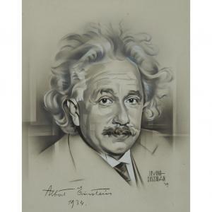 EINSTEIN ALBERT 1879-1955,Portrait of Einstein,1934,William Doyle US 2015-11-23