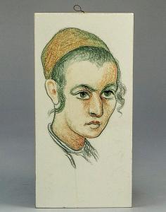 EISENBERG Jacob 1897-1966,Yemenite boy,Ishtar Arts IL 2018-06-25