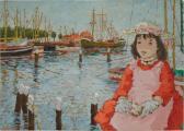 EISENDIECK Suzanne 1908-1998,Fillette au port,Sotheby's GB 2021-09-27
