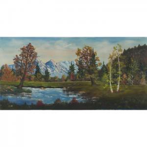 EISENHOWER Dwight D 1890-1969,Landscape,1950,Treadway US 2007-12-02
