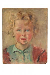 EISENSCHITZ Willy 1889-1974,Portrait de fillette blonde,Aguttes FR 2024-01-17