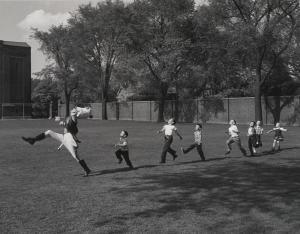 EISENSTAEDT Alfred,Drum Major and Children, University of Michigan, A,1951,Bonhams 2024-04-05