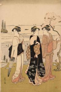 EISHI Hosoda Jibukyo Toki 1756-1829,Partie gauche du tripty,Artcurial | Briest - Poulain - F. Tajan 2018-05-23
