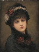 EISMAN SEMENOWSKY Emile 1857-1911,Portrait of a Woman in Black,Skinner US 2012-02-03